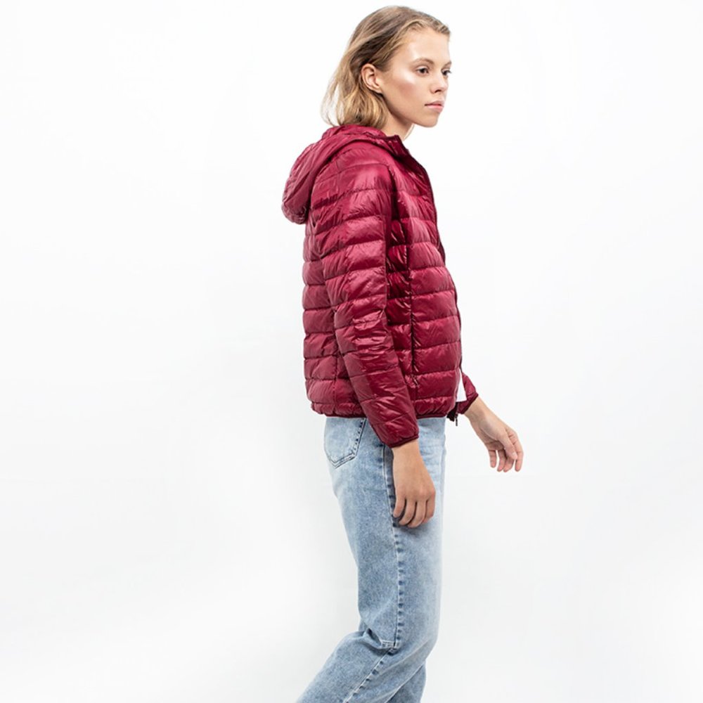 UltraLight Down Hooded Packable Jacket for Women